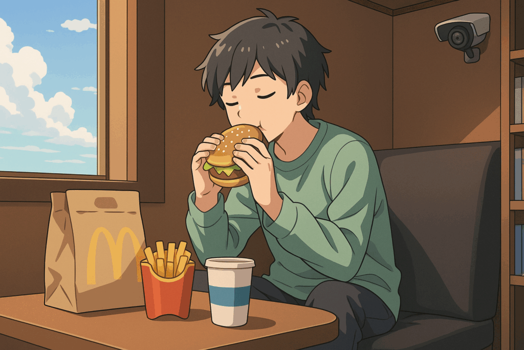 快活クラブにマックを持ち込んで大丈夫?