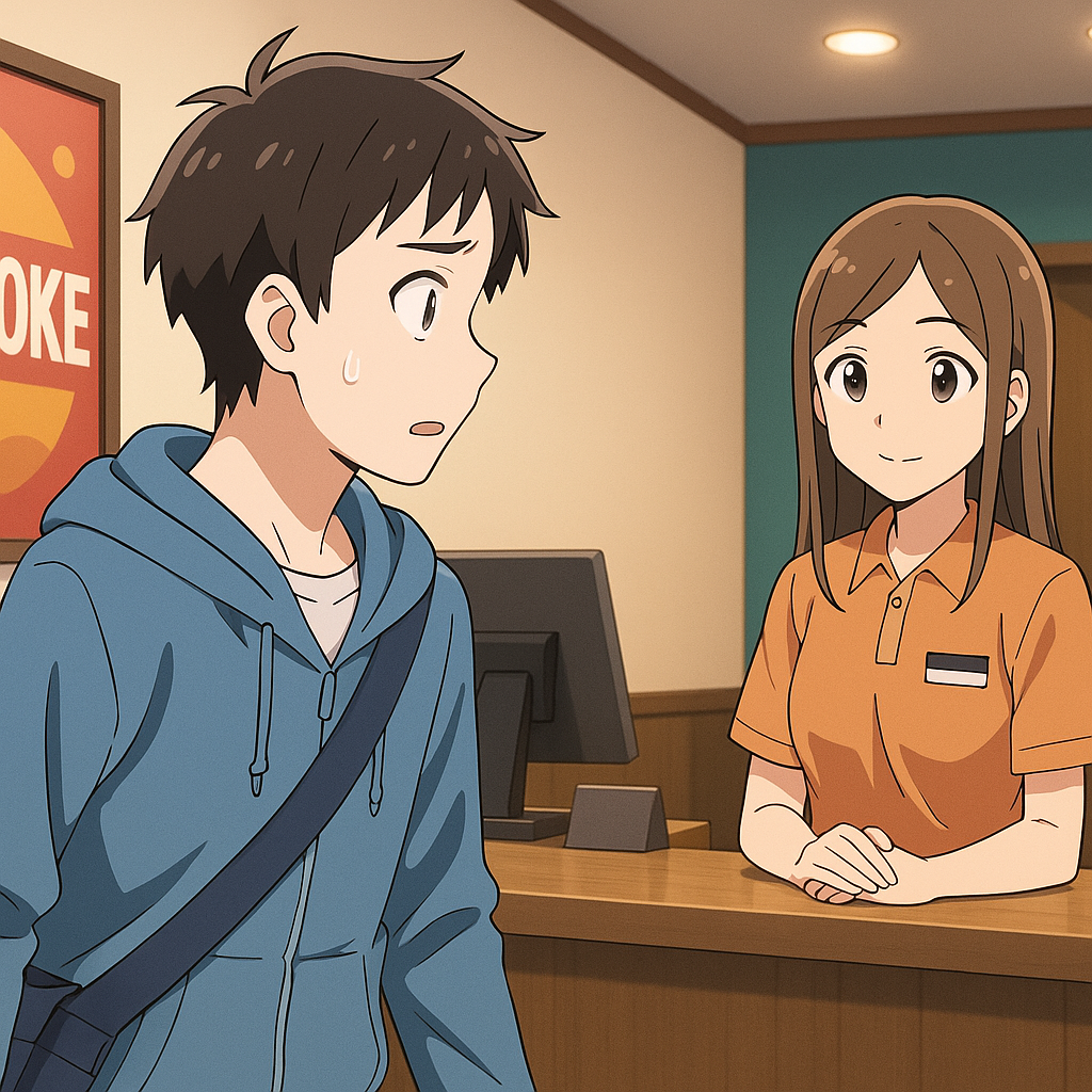 一人カラオケ 店員の反応