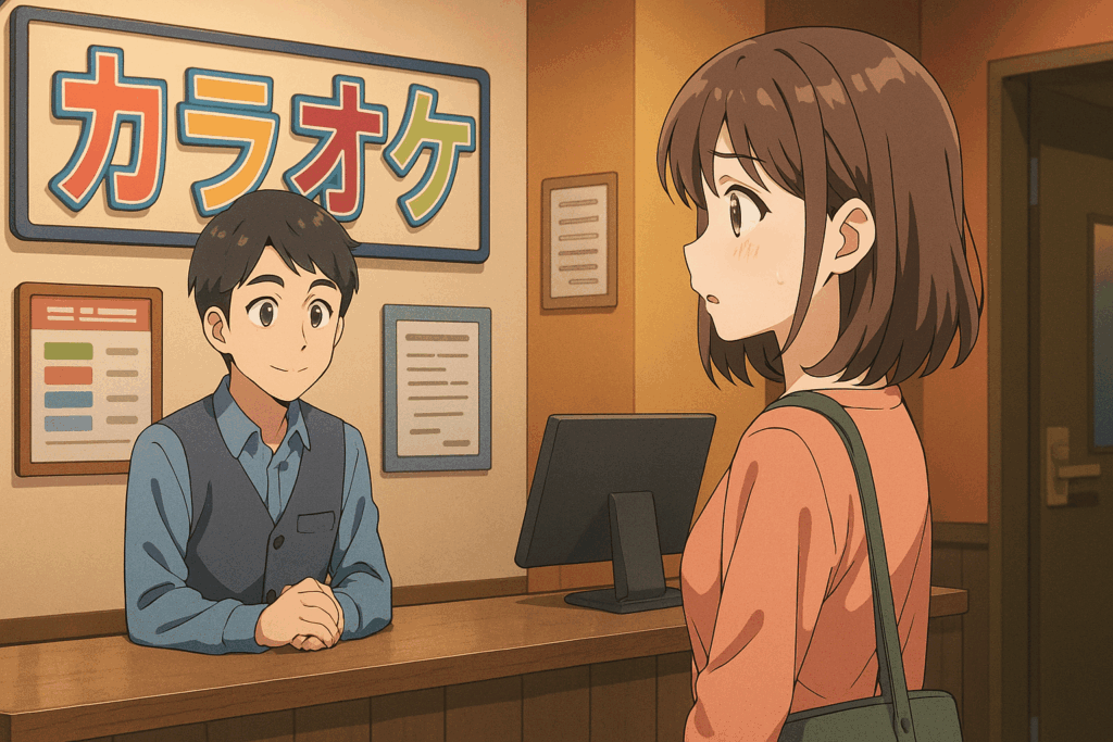 一人カラオケ 店員の反応