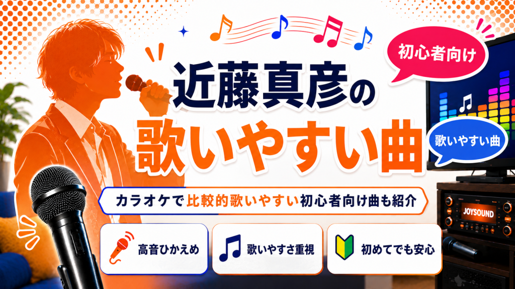 近藤真彦_歌いやすい曲